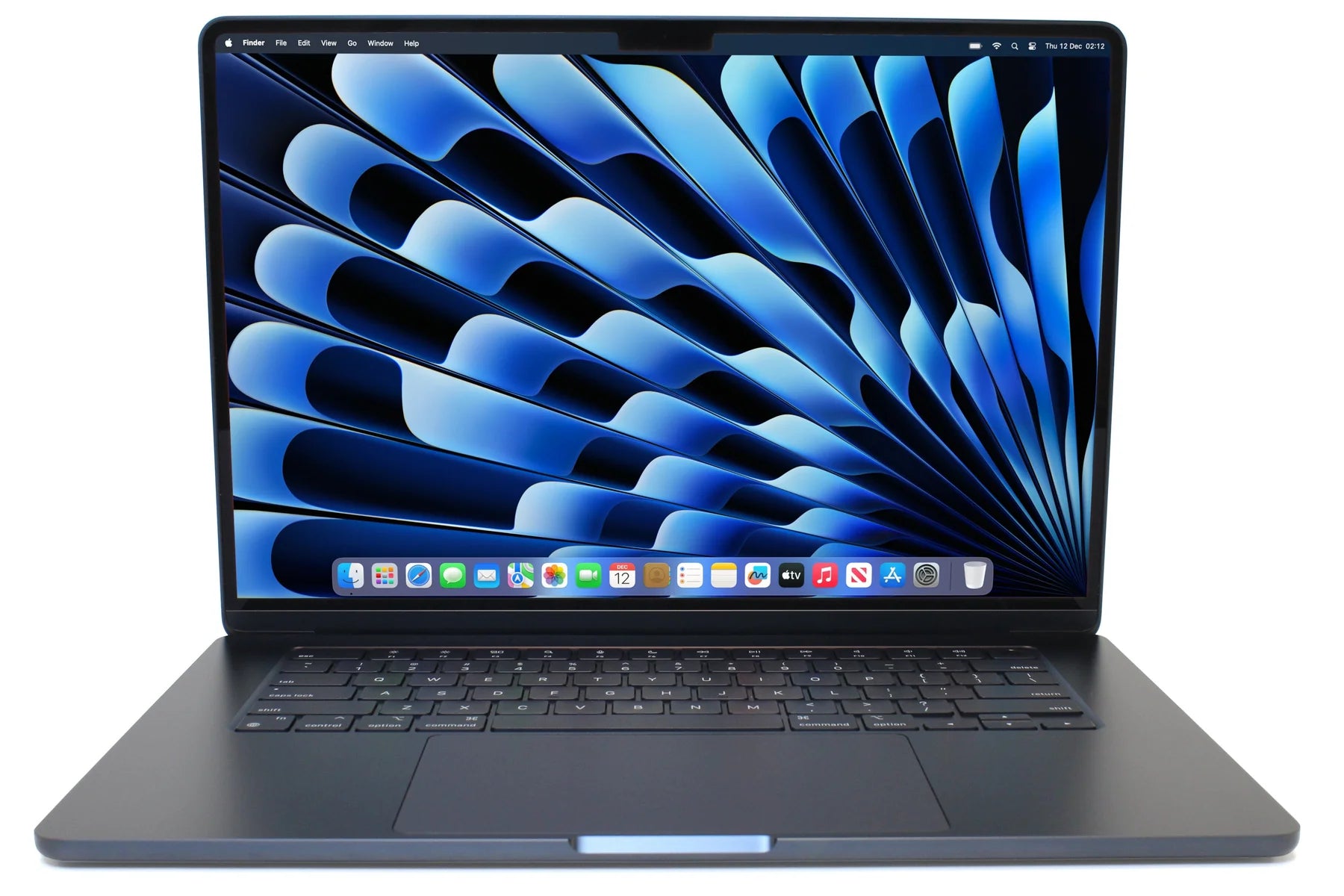 Apple MacBook Air 15-inch M3 2024 Midnight with 8GB RAM and 256GB SSD — elegant big-screen laptop, powerful M3 chip for students, professionals, and business