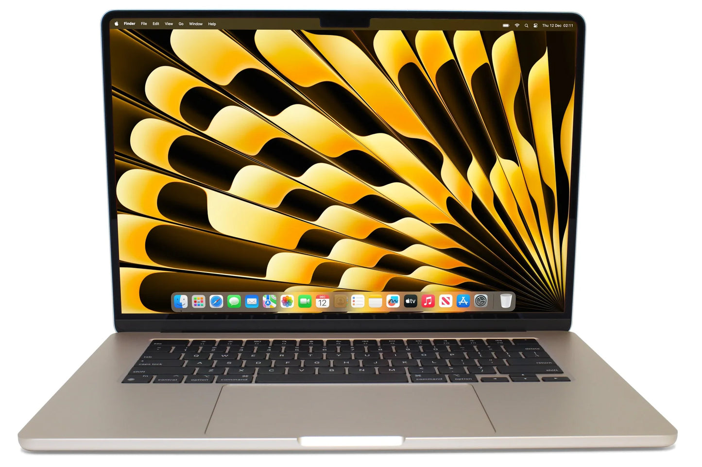 Apple MacBook Air 15-inch M3 2024 Starlight with 8GB RAM and 256GB SSD — stylish Apple laptop, large Retina display, ultra-thin design for retail or wholesale