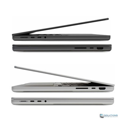 Apple MacBook Pro 14-inch 2023 M2 with 16GB RAM and 512GB SSD — lineup in Space Gray and Silver, professional-grade laptop for developers, designers, and wholesale bulk buyers