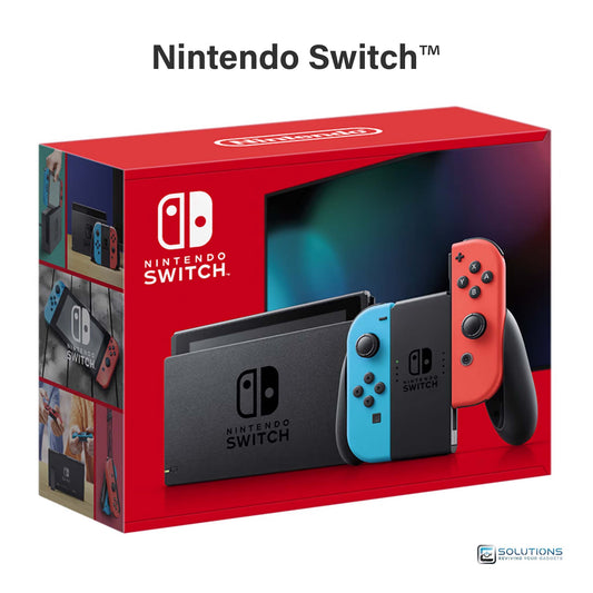 Nintendo Switch standard edition — retail packaging box, factory sealed for wholesale and retail customers
