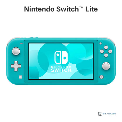 Nintendo Switch Lite Turquoise — handheld gaming system, device only view, available for retail and wholesale buyers