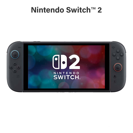 Nintendo Switch V2 — handheld gaming console with Joy-Con controllers attached, available for retail and wholesale