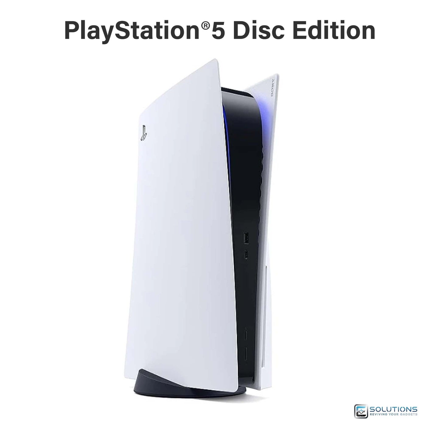 Sony PS5 Disc Edition 825GB — side profile of the original PlayStation 5 console, unlocked for wholesale and retail distribution