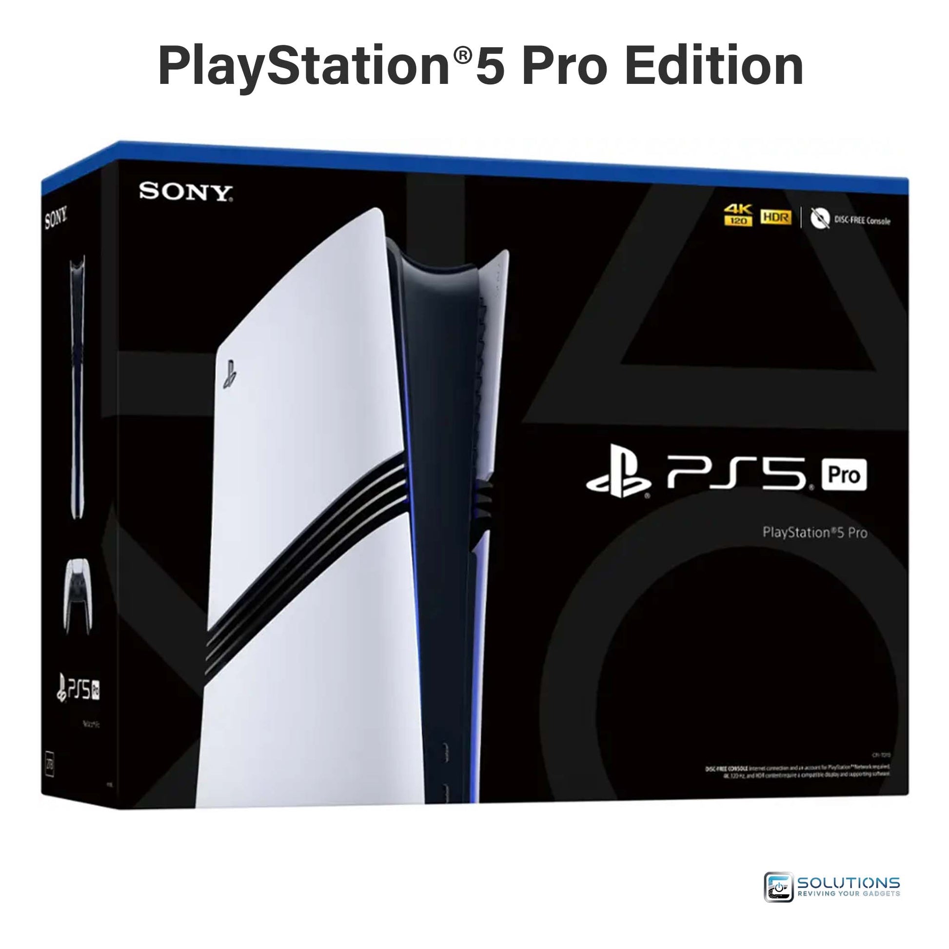 PlayStation 5 Pro box only — sealed retail packaging of the all‑digital 2 TB PS5 Pro console