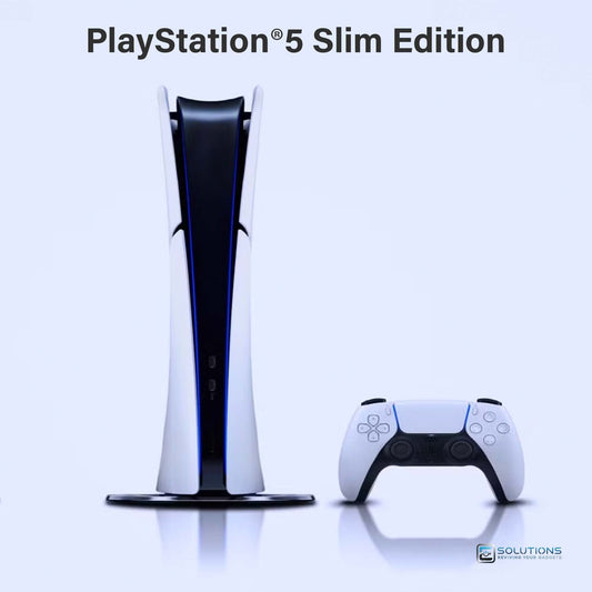 Sony PlayStation 5 Slim Digital Edition 1TB — front view of the disc-less slim console with DualSense controller, available for retail and wholesale