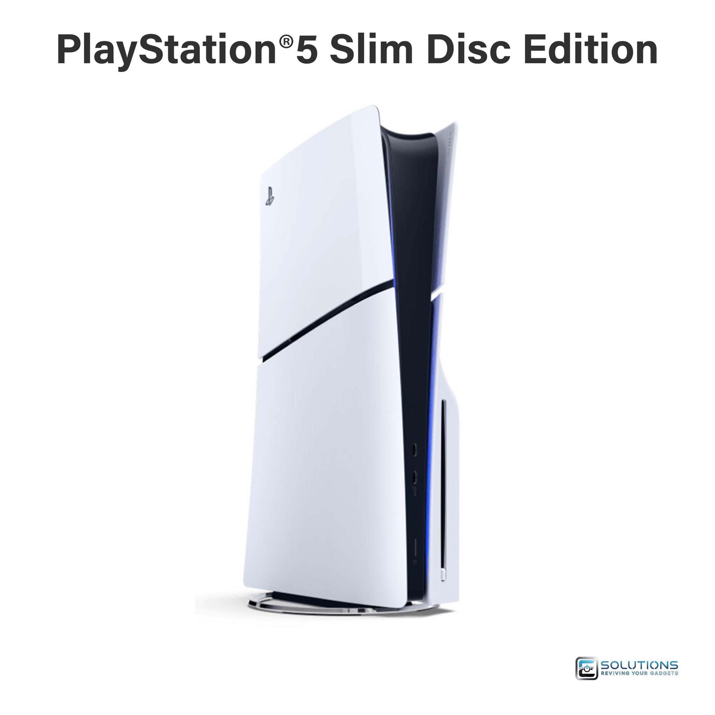 Sony PS5 Slim Disc Edition 1TB — clean side angle of slim console without controller, available for wholesale and retail buyers