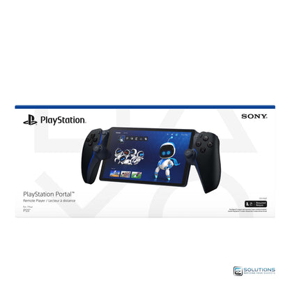 Sony PlayStation Portal — handheld device pictured with official retail packaging, available factory sealed for wholesale and retail customers