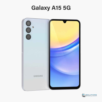 Samsung Galaxy A15 Light Blue — fresh, vibrant unlocked phone, offered for wholesale and retail in 128GB and 64GB capacities