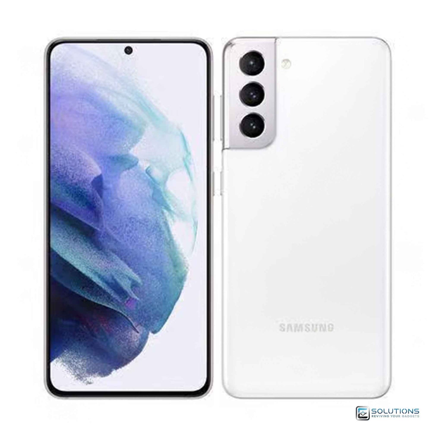 Samsung Galaxy S21 Plus in Phantom White — unlocked Android phone for retail and wholesale, 128GB/256GB storage options