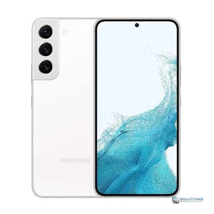 Samsung Galaxy S22 Plus Phantom White — elegant unlocked device, offered for retail and wholesale buyers in 128GB and 256GB storage