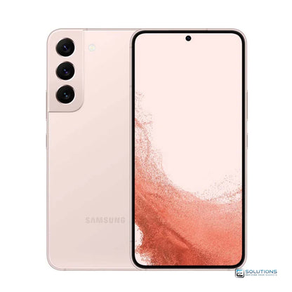 Samsung Galaxy S22 Plus Pink Gold — unique color finish, unlocked Samsung smartphone sold for retail and wholesale in 128GB and 256GB versions