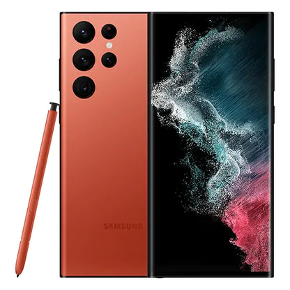 Samsung Galaxy S22 Ultra Red edition — unique unlocked smartphone, available for retail and wholesale with 128GB, 256GB, 512GB, and 1TB storage