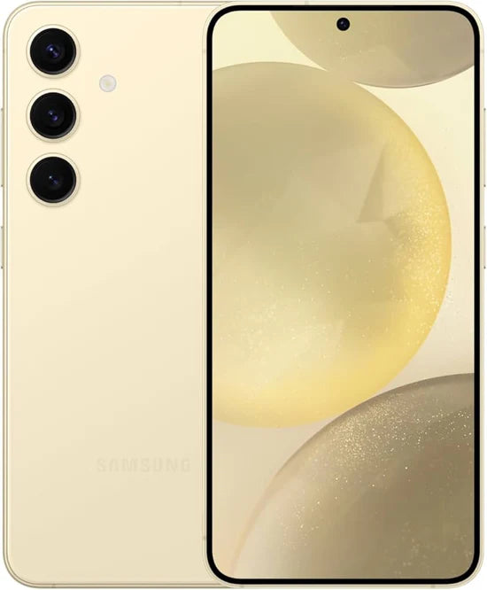 Samsung Galaxy S24 Plus Amber Yellow — bold unlocked smartphone, available for retail and wholesale in 256 GB and 512 GB