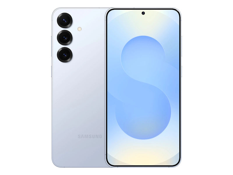 Samsung Galaxy S25 Plus Icy Blue — stylish light blue finish, factory unlocked, sold in 256GB and 512GB storage for retail and wholesale buyers