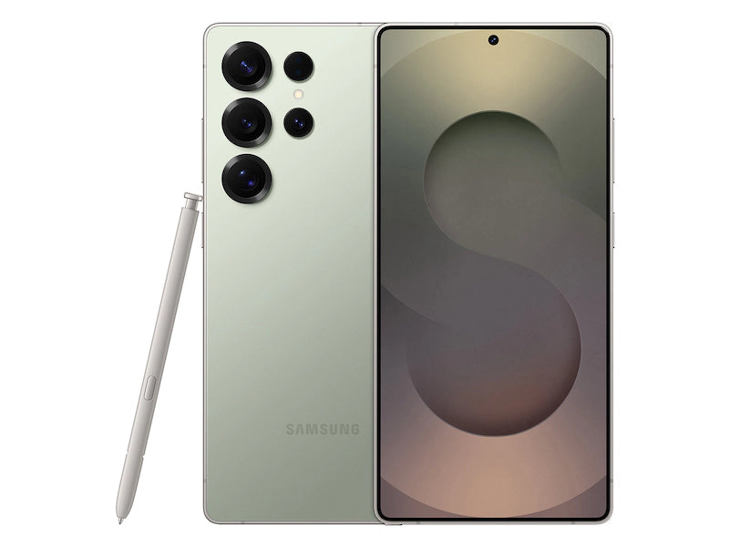 Samsung Galaxy S25 Ultra Titanium Jadegreen — Samsung.com exclusive unlocked phone, available for wholesale and retail in 256GB, 512GB, and 1TB