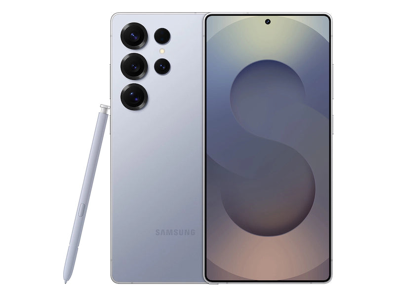 Samsung Galaxy S25 Ultra in Titanium Silverblue — elegant unlocked flagship, offered in 256GB, 512GB, and 1TB for retail and wholesale