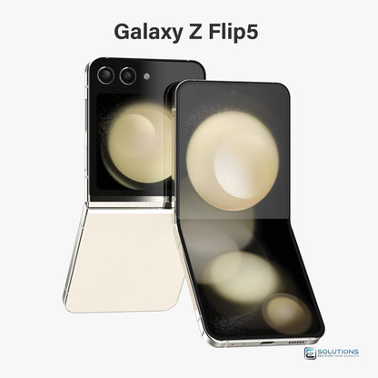 Samsung Galaxy Z Flip 5 Cream — elegant light finish, unlocked foldable phone for wholesale and retail