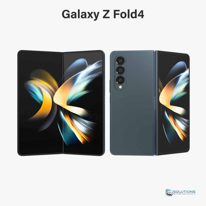 Samsung Galaxy Z Fold 4 in Graygreen — premium foldable phone, factory unlocked and available for wholesale and retail in 256GB, 512GB, and 1TB
