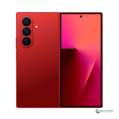 Samsung Galaxy Z Fold 7 Coral Red — vibrant foldable phone, unlocked and available in 256GB, 512GB, and 1TB for wholesale and retail buyers