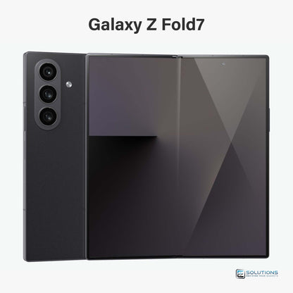 Samsung Galaxy Z Fold 7 Jet Black — bold unlocked foldable, offered in 256GB, 512GB, and 1TB models for wholesale and retail customers