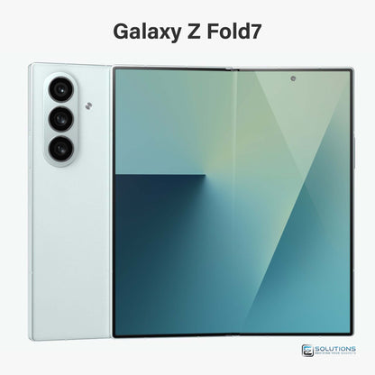 Samsung Galaxy Z Fold 7 Blue Shadow — premium unlocked foldable phone, available in 256GB, 512GB, and 1TB for retail and wholesale