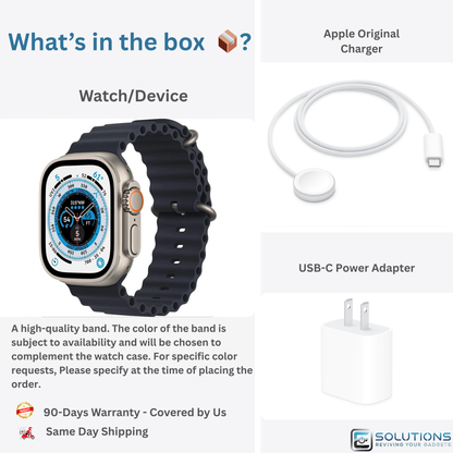 Apple Watch Ultra 2 (GPS + Cellular) (49mm) Titanium Case | Certified Pre-Owned