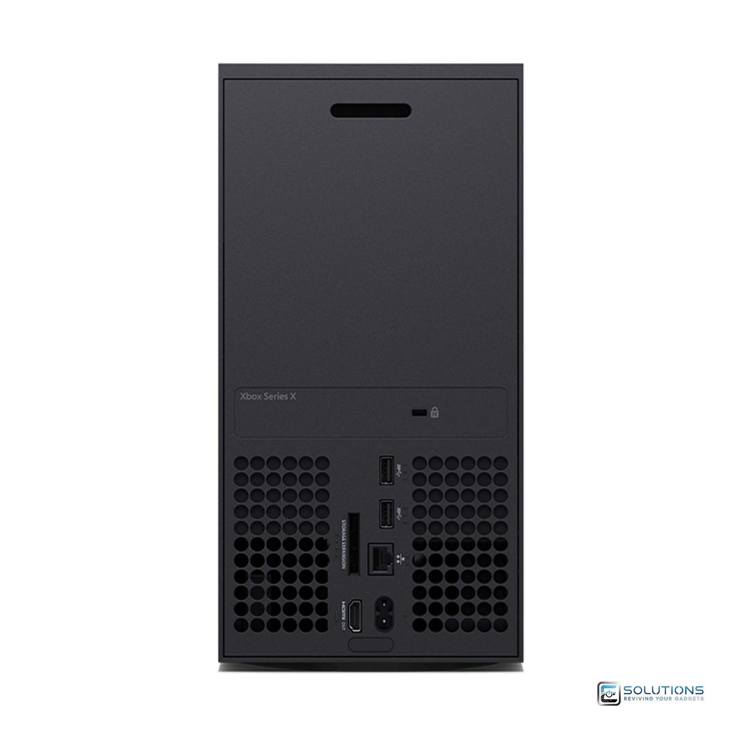 Xbox Series X 1TB — clean back view of Microsoft’s flagship console, sold factory sealed for retail and wholesale customers