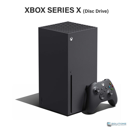 Xbox Series X 1TB — side profile of console with controller, available for wholesale and retail distribution